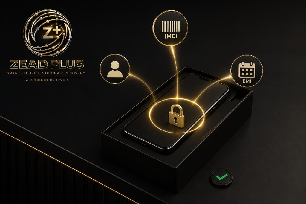 Secure Zead Plus device registration using customer, IMEI, and EMI details
